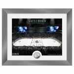 Obraz Seattle Kraken NHL Art Deco Stadium Silver Coin