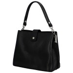 Dámská kožená crossbody kabelka Marianna, černá