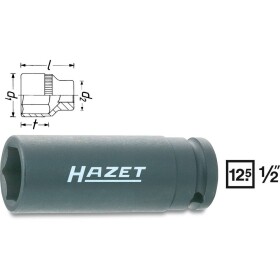 Hazet HAZET rázový nástrčný klíč 1/2 900SLG-15
