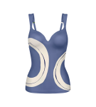 Dámský horní díl tankin Summer Allure WP Tankini - BLUE - modré 0032 - TRIUMPH BLUE 38D