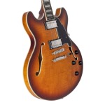 D'Angelico Premier DC Double Cutaway Stop-Bar Tailpie CE Dark ICEd Tea