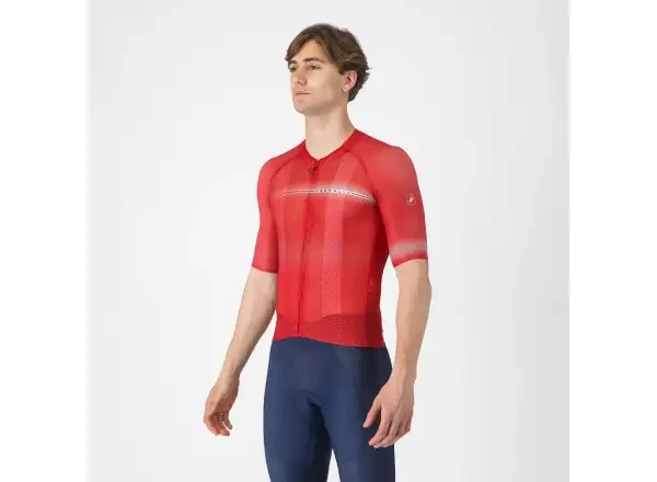 Castelli Climber's A/C pánský dres krátký rukáv Red/Black vel. XL