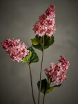 Bloomingville Umělá květina Hydrangea Rose 76 cm, růžová barva, plast