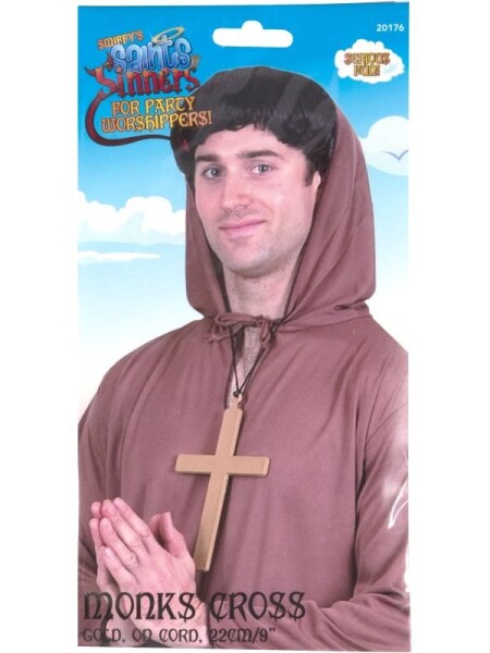 Smiffys.com Kříž zlatý