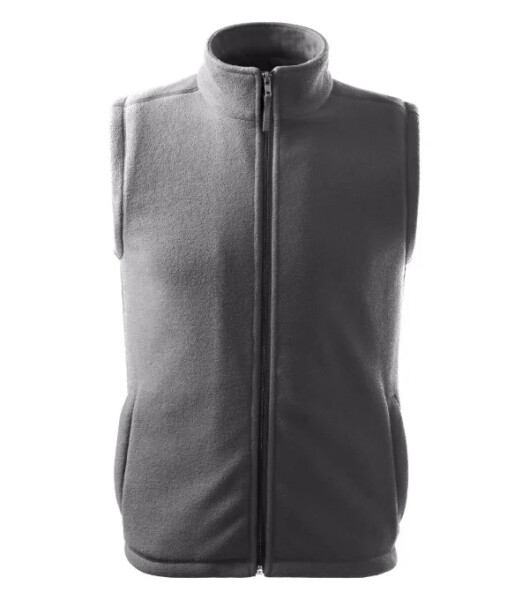 Next fleece vesta unisex ocelově šedá L