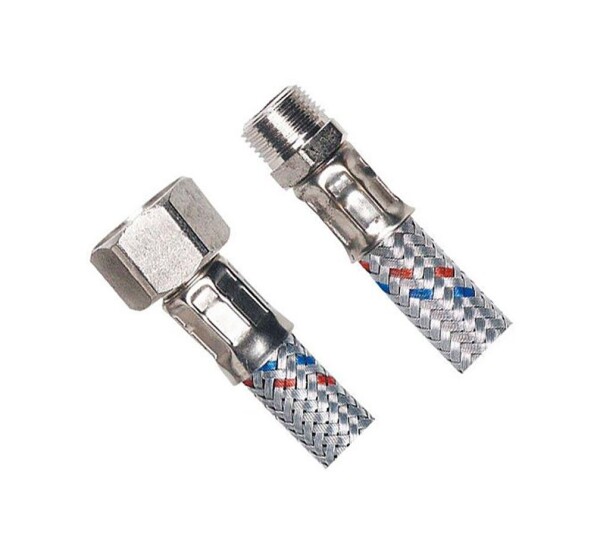 AQUALINE - Flexibilní nerezová hadice FxM 1/2"x1/2", 30cm 33053