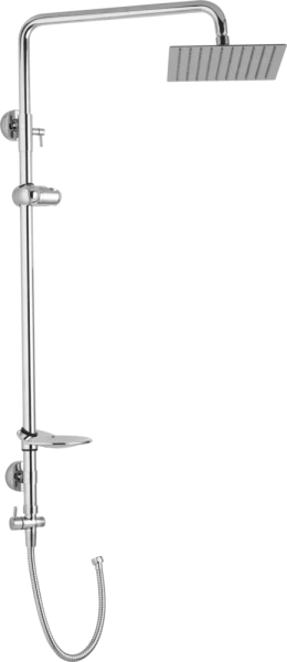 JB Sanitary Sprchová sestava pro dolní vývod, sprcha 25x25cm SS 51 21