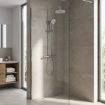 REA - Sprchový set Foss Clif Brush Nickel REA-P5646