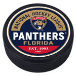 Mustang Puk Florida Panthers NHL Block Textured Puck