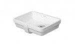 DURAVIT - Vero Umyvadlo zápustné 43x32 cm, s přepadem, bílá 0330430000