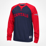 Reebok Pánské Tričko Washington Capitals Longsleeve Novelty Crew 2016 Velikost: S, Distribuce: EU