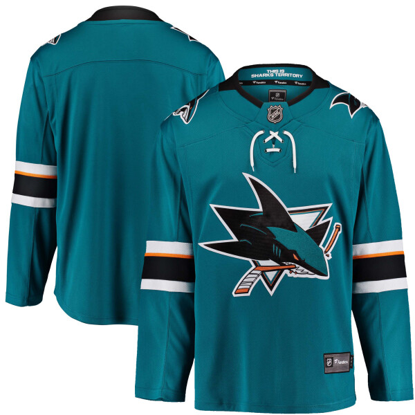 Fanatics Pánský Dres San Jose Sharks Breakaway Home Jersey Velikost: