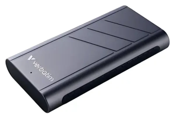 Verbatim TurboMetal SSD stříbrná / Externí SSD disk / 2 TB / USB4 / R: 3700 MB/s / W: 3600 MB/s (32022)
