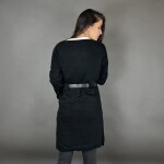 HOSH Pletené šaty ELLIS s páskem Barva: Tmavě šedá