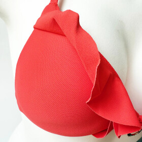 Vrchní díl plavek Push-Up BA122 červený - Selmark 75B