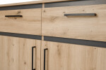 Komoda Newada NW8 Barva korpusu: Dub artisan/ antracit