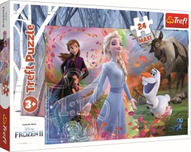 Trefl Puzzle Frozen - Hledání dobrodružství / 24 dílků MAXI