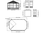 Sojag Charleston 12x18 384x594x281 cm antracit