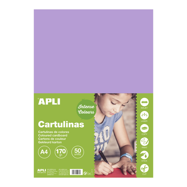 APLI A4, fialový