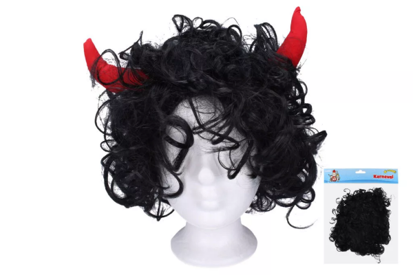 Wiky Paruka s rohy čertík