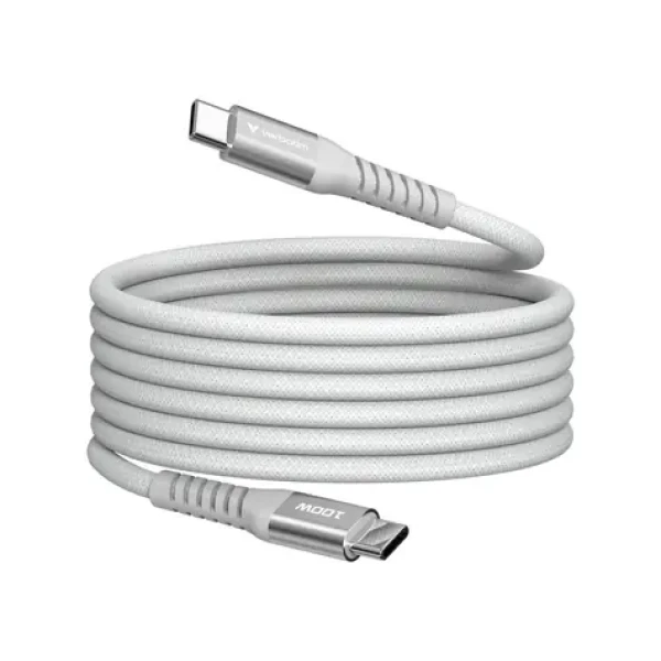 Verbatim 31854 Magnetický 100W USB-C kabel 1.2m šedá / USB-C(M) / USB-C(M) / PD QC 3.0 (31854)