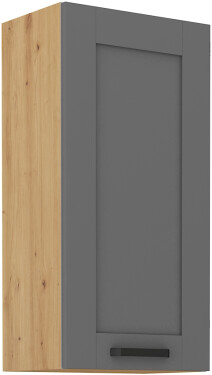 Horní skříňka Luna 45 G-72 1F Barva korpusu: Dub artisan, Barva dvířek: Dust Grey