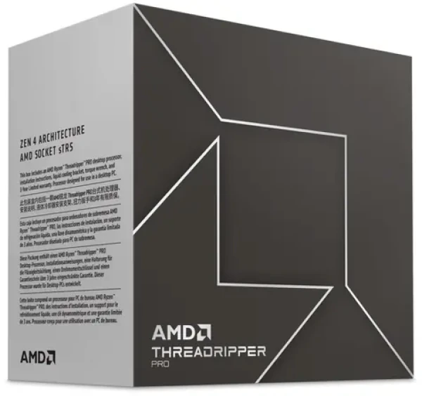 AMD RYZEN Threadripper PRO 7975WX @ 4.0GHz / Turbo 5.3GHz / 32C64T / L1 2MB L2 32MB L3 128MB / sTR5 / Zen 4 / 350W (100-100000453WOF)