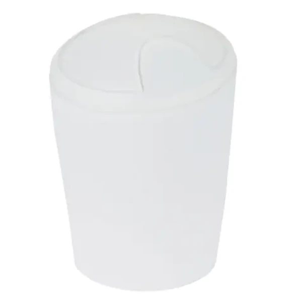 Spirella MOVE výklopný odpadkový koš 2 L ledově bílá / plast (7610583095909)