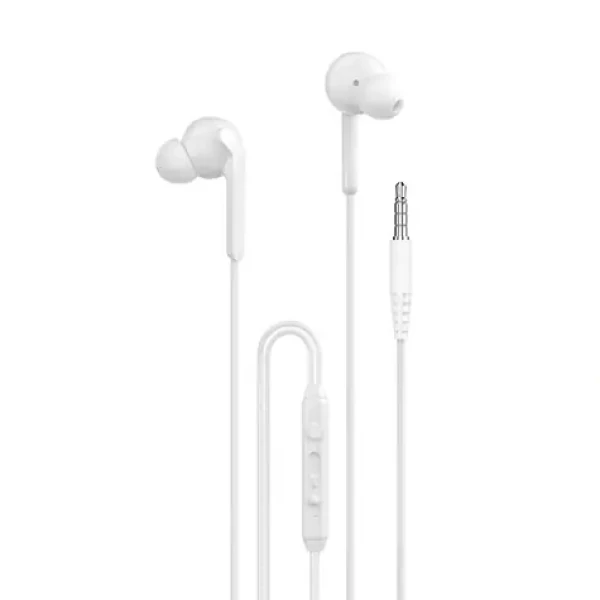 Dudao X3 drátová sluchátka do uší bílá / s mikrofonem / 3.5 mm jack (204526)
