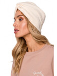 Dámská čepice turban M601 Ecru - Moe UNI mocca
