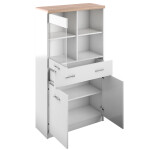 ARTEN (NANO Systems s.r.o.) Vitrína TOP MIX-2D1W1S-80 (Dub sonoma/bílá)