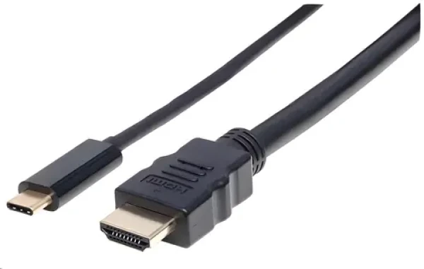 Manhattan kabel USB-C na HDMI černá / Kabel / 4K 30Hz / 2 m (151764)