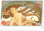 NOTIQUE Kalendář 2027 stolní: Alfons Mucha, 23,1 x 14,5 cm