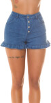 Sexy Demin Highwaist Shorts with Buttons lightblue L