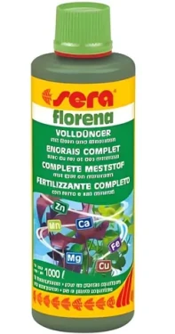 Sera Florena 100 ml / Úprava akvarijní vody / Hnojivo pro rostliny / Bez nitrátů a fosfátů (04691)