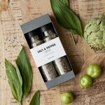 Nicolas Vahé Dárková sada solí Nicolas Vahé – Everyday mix & Wild Garlic, černá barva, multi barva, sklo