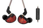 KZ AS10 Sluchátka s mikrofonem (Red/Black) (6970493060888)