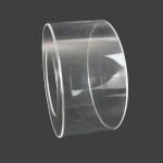 Akrylový stojan na dorty průhledný, kulatý-25x10cm