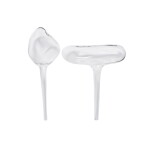 Ferm Living Zavlažovací baňky Mercury Clear – set 2 ks, čirá barva, sklo