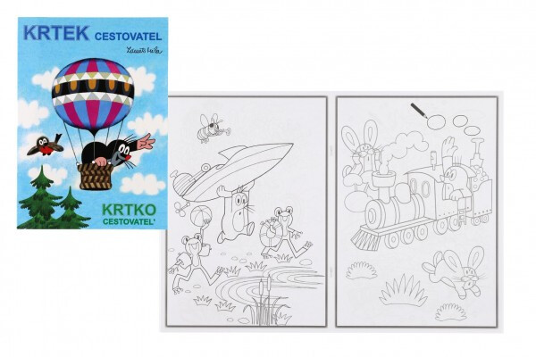 Krtek cestovatel - omalovánky A4 - Zdeněk Miler