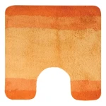 Spirella BALANCE oranžová / WC předložka / 55 x 55 cm / polyester / protiskluzová