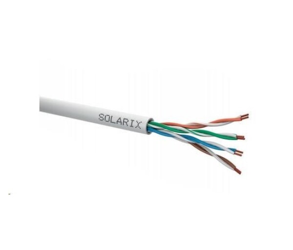 Instalační kabel Solarix UTP, Cat5E, licna, PVC, box 305m SXKL-5E-UTP-PVC-GY EDF_10101396