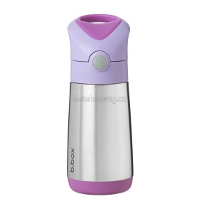 B.box 1380 Termoska na pití s brčkem 350 ml - sugar plum