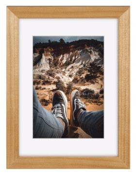 Rámeček dřevěný Bella, korek, 13x18cm