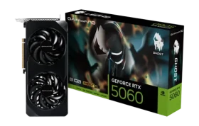 Gainward GeForce RTX 5060 Ghost 8GB OC / Grafická karta / 8GB GDDR7 / 128-bit / 1x HDMI + 3x DP / 550W (NE75060S19P1-GB2063B)