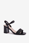 Sandály na podpatku model 213017 Step in style 40