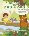 Nalepuj ZAS ZAS Zajíčkův sešit zajačikov zošit snímatelné snímatelné samolepky,