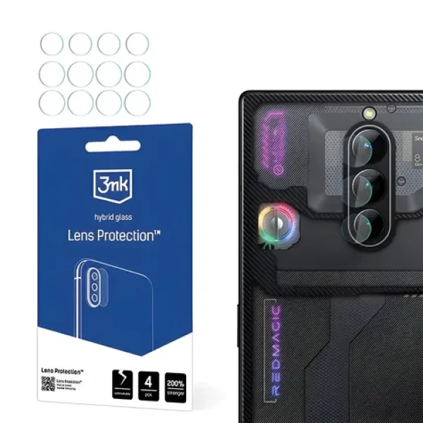 3mk Lens Protection pro Nubia Red Magic 8 Pro/8 Pro+/8s Pro / Ochranné sklo na fotoaparát / 4 ks