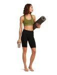 Dámské merino kraťasy ICEBREAKER Wmns Seamless Rib 8 High Rise Shorts, Black velikost: XL