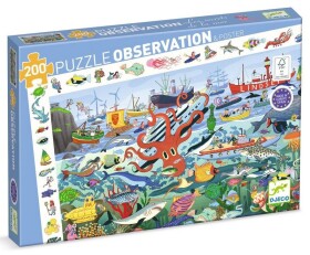 DJECO Puzzle Tajemství moře 200 dílků